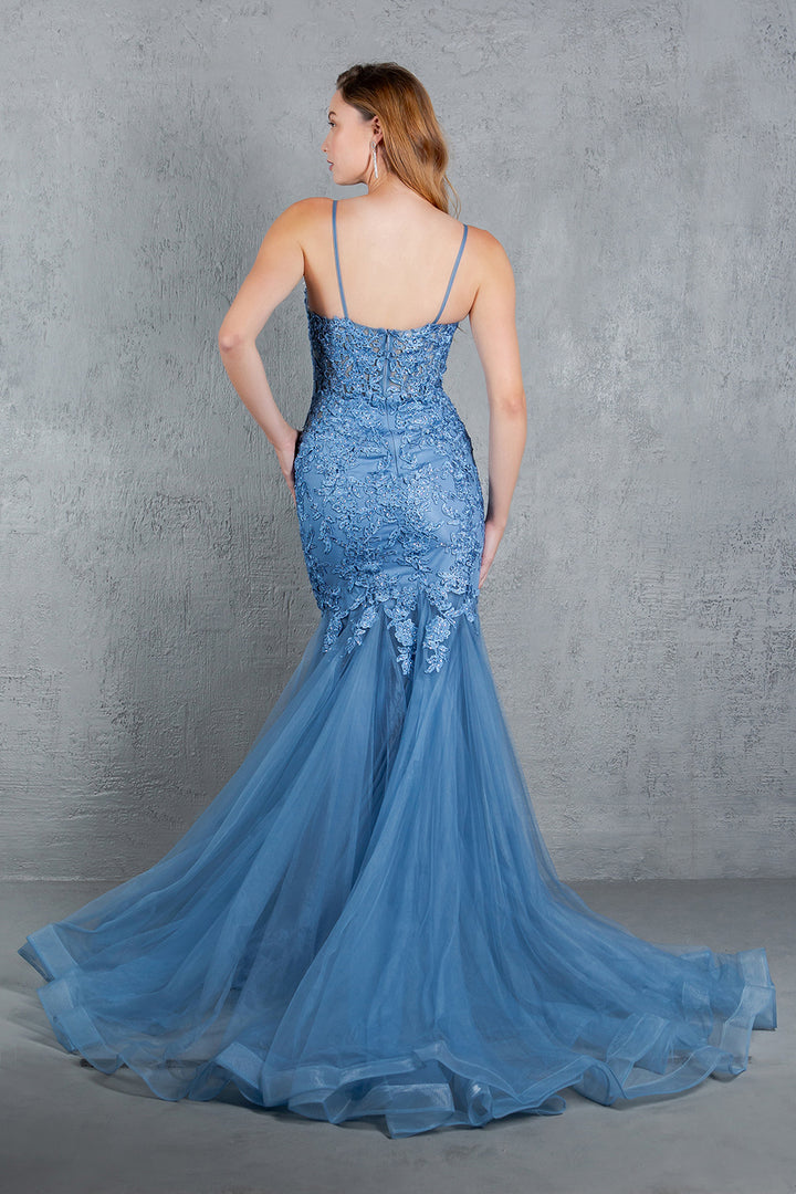 Sleeveless Mermaid Dress by Cinderella Couture 8178J
