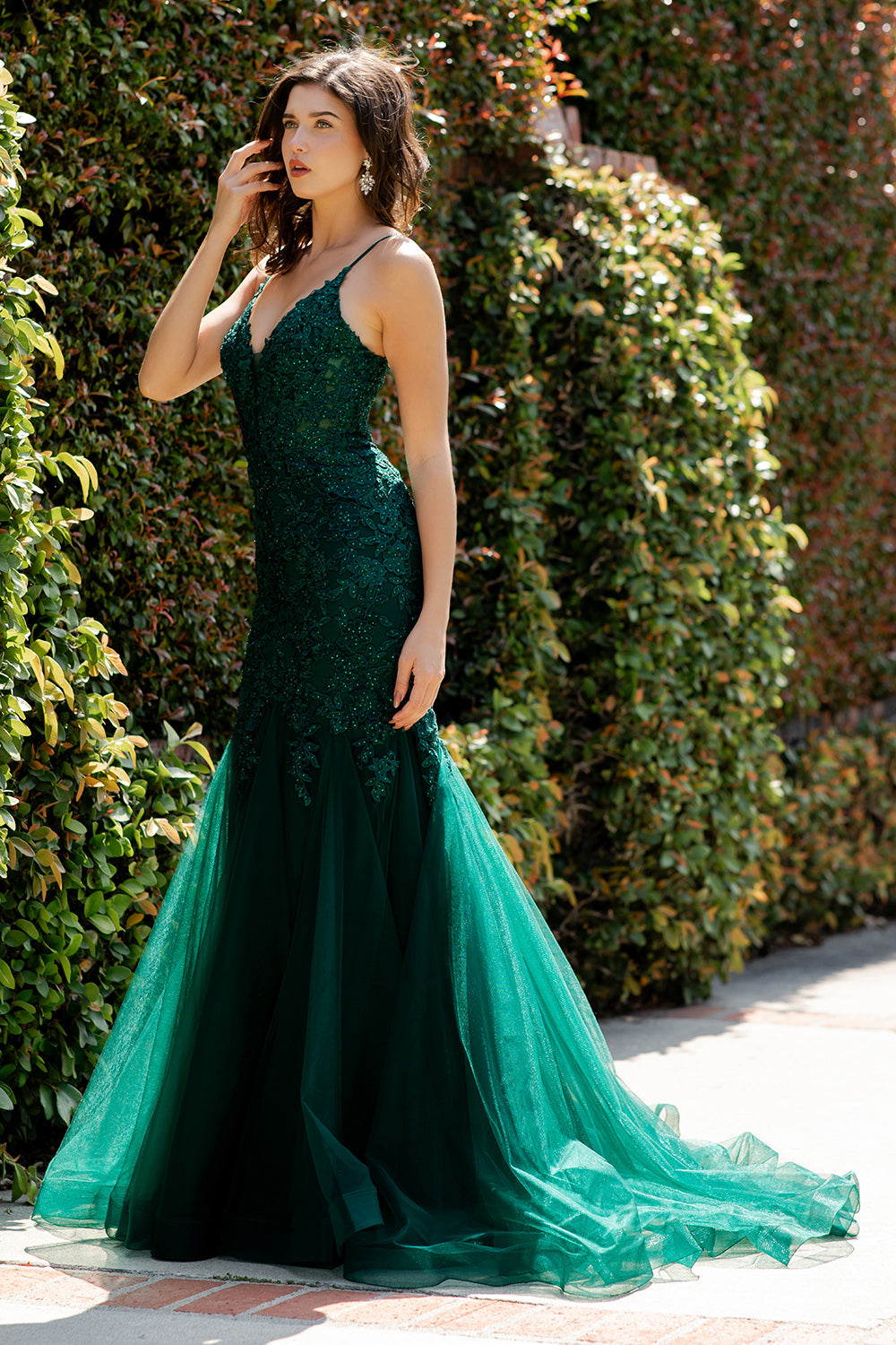 Sleeveless Mermaid Dress by Cinderella Couture 8178J