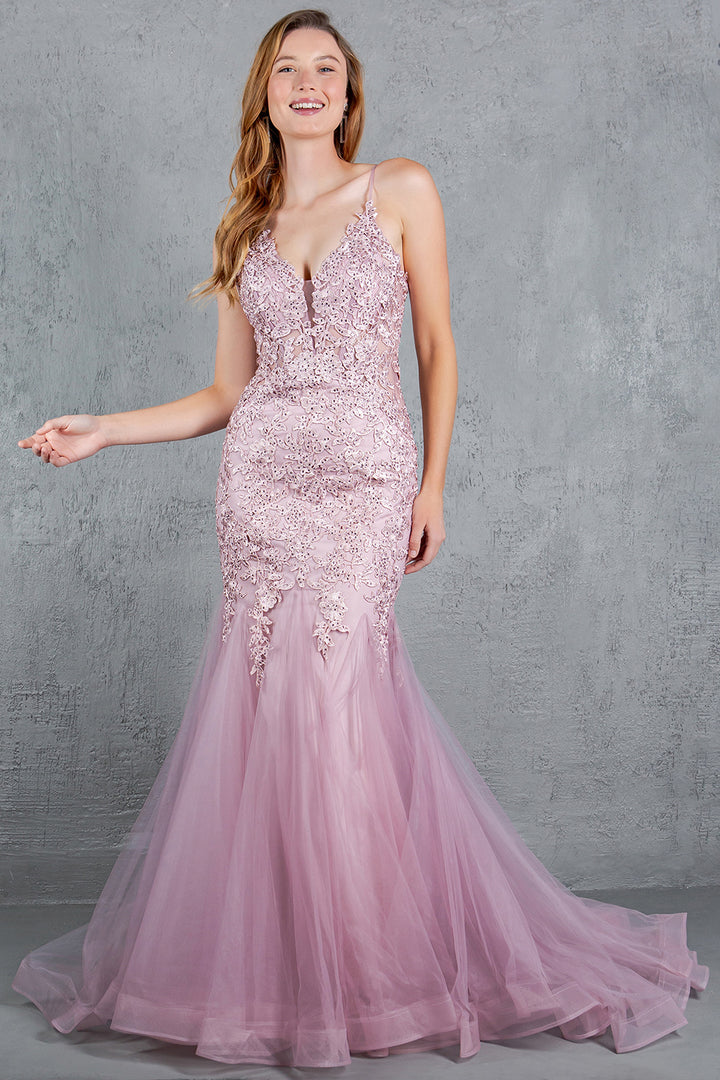 Sleeveless Mermaid Dress by Cinderella Couture 8178J