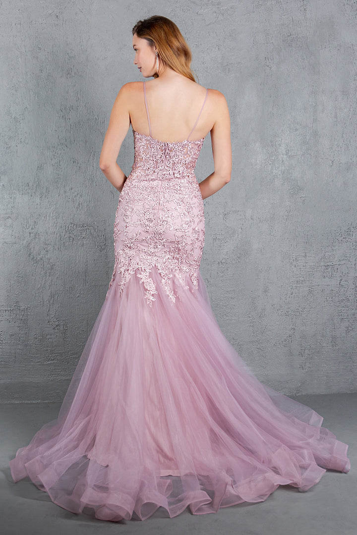 Sleeveless Mermaid Dress by Cinderella Couture 8178J