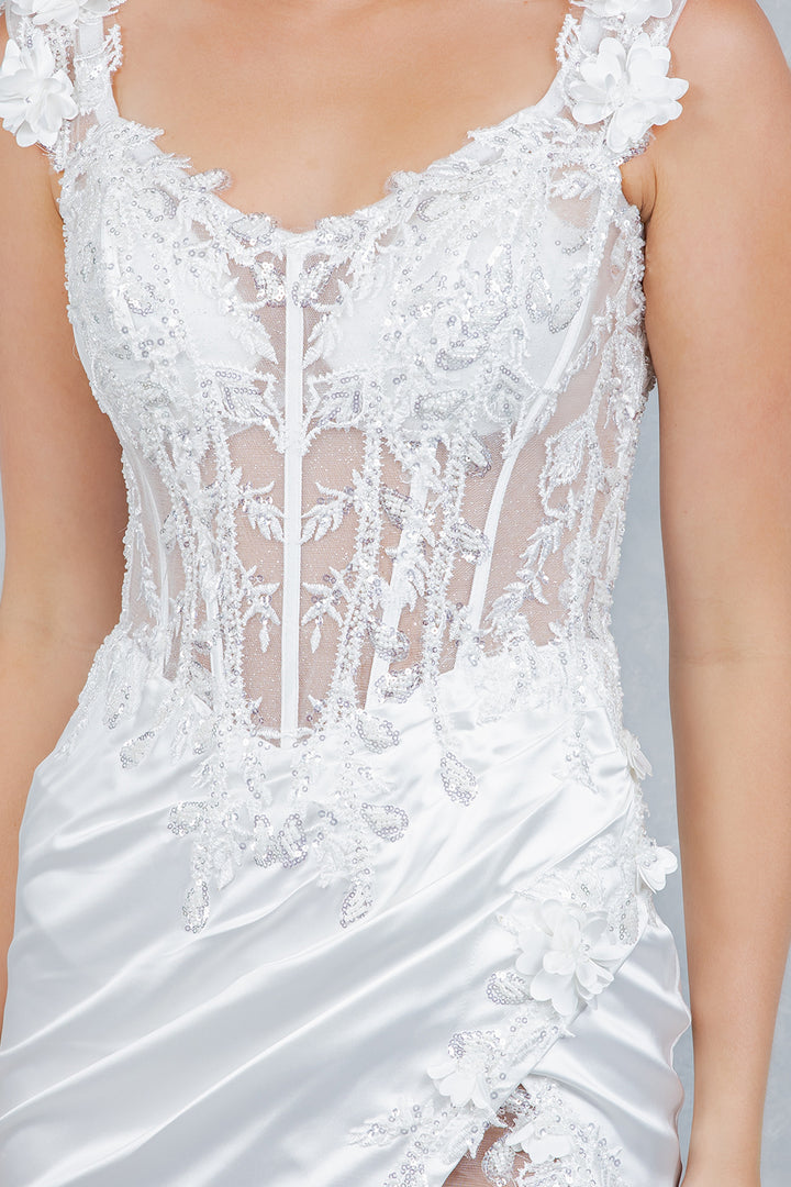 Short Off Shoulder Dress by Cinderella Couture 8181JS