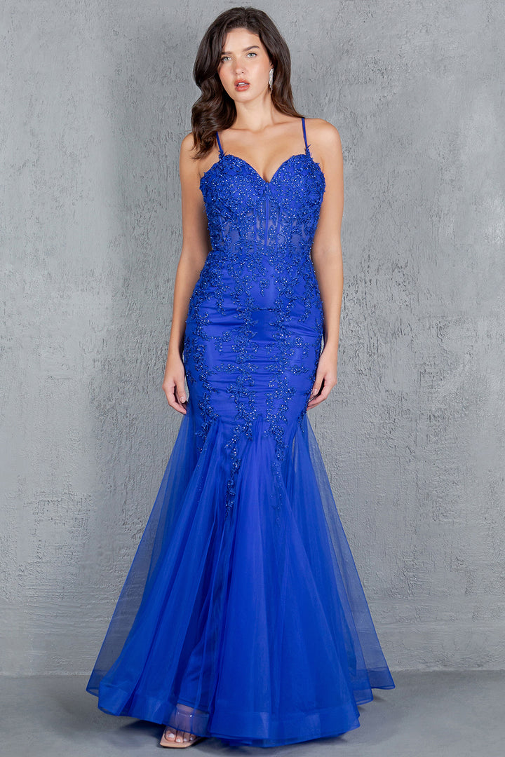 Sleeveless Mermaid Dress by Cinderella Couture 8175J