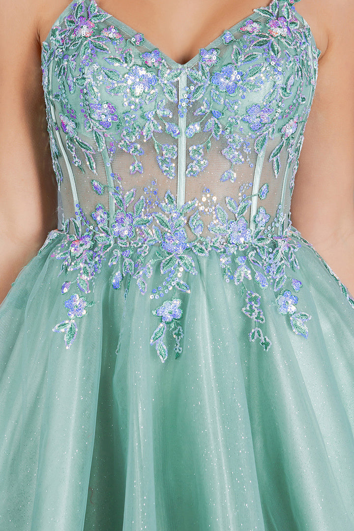 Short Sleeveless Dress by Cinderella Couture 8305J