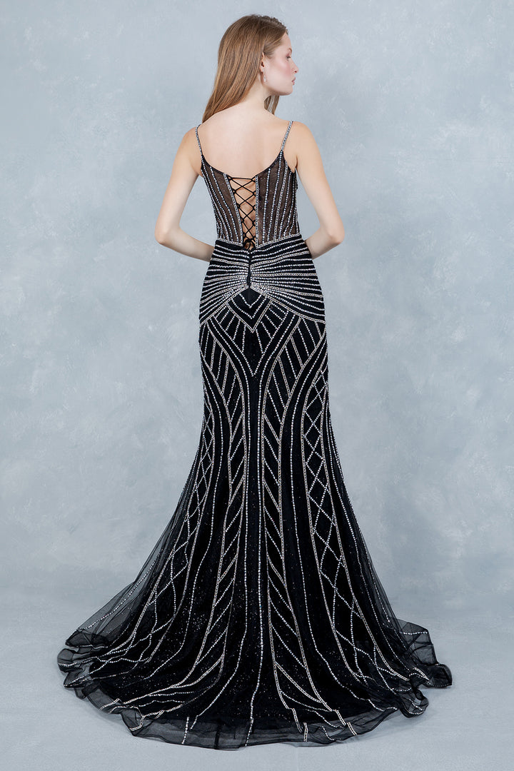 Fitted Sleeveless Gown by Cinderella Couture 8376J