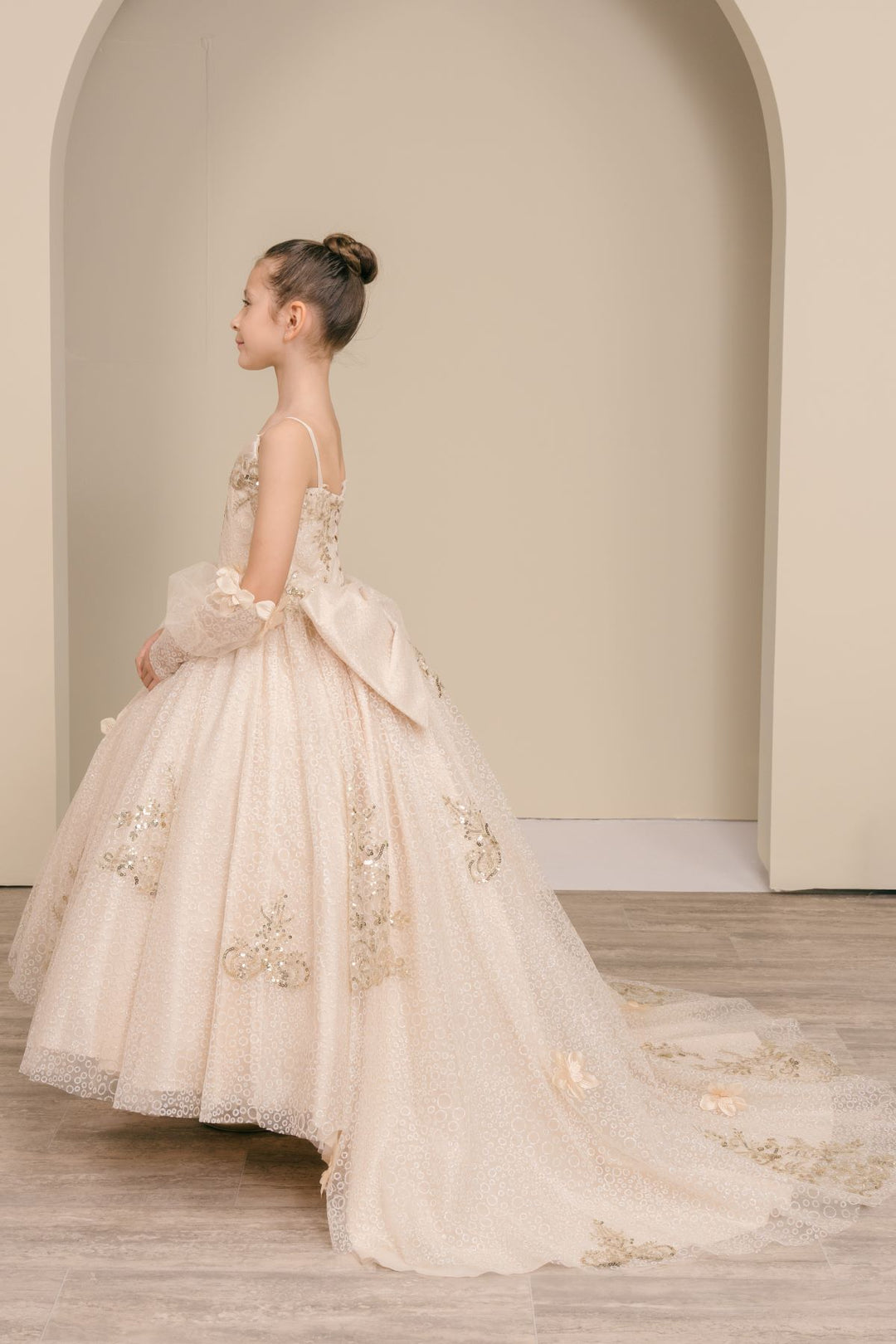 Girls Sleeveless Gown by Cinderella Couture 8385