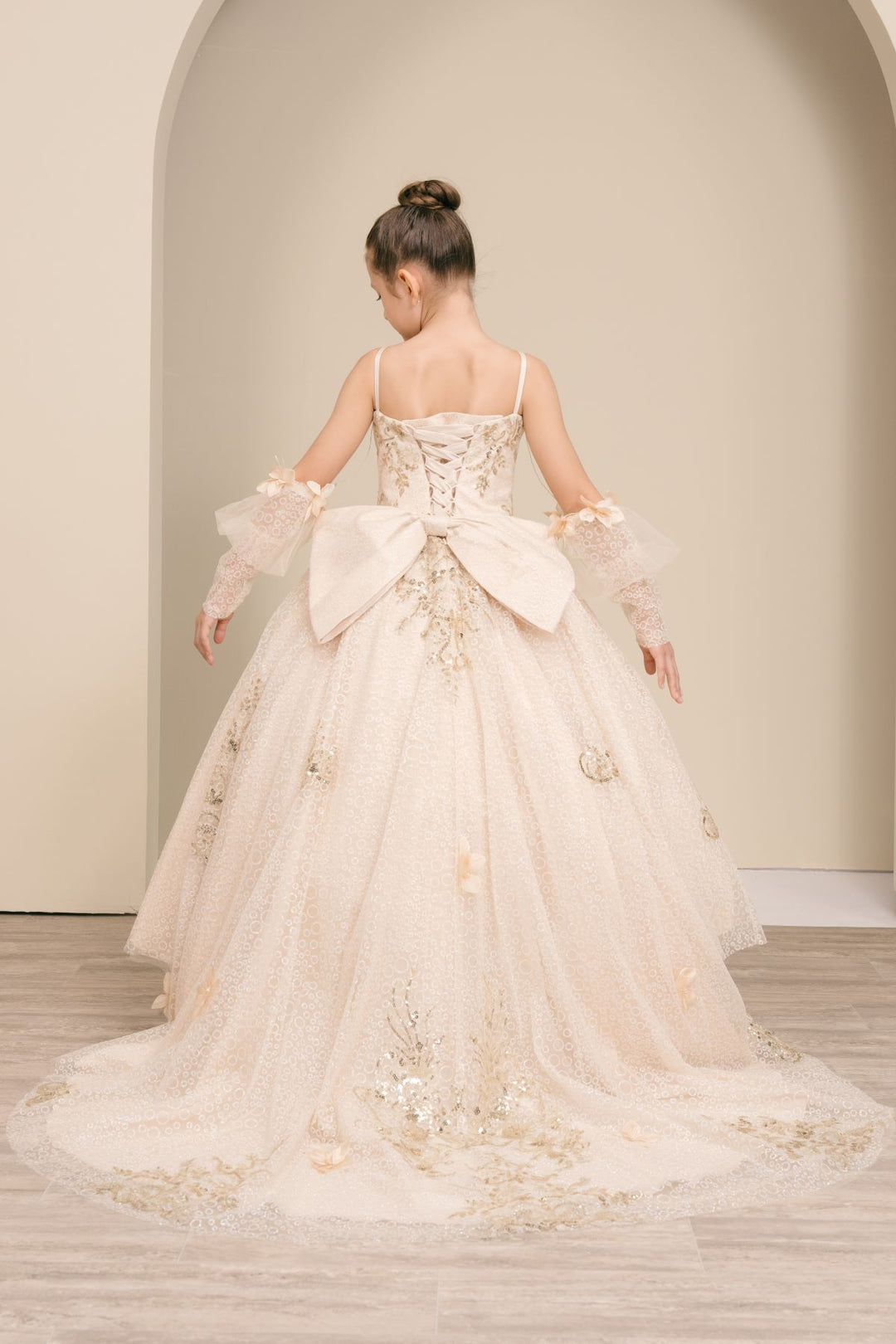 Girls Sleeveless Gown by Cinderella Couture 8385