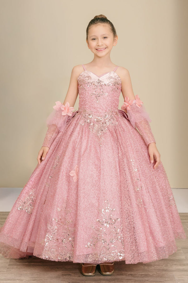 Girls Sleeveless Gown by Cinderella Couture 8385
