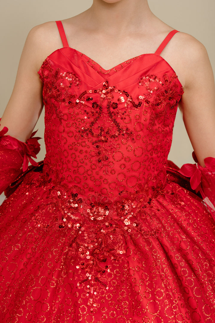 Girls Sleeveless Gown by Cinderella Couture 8385