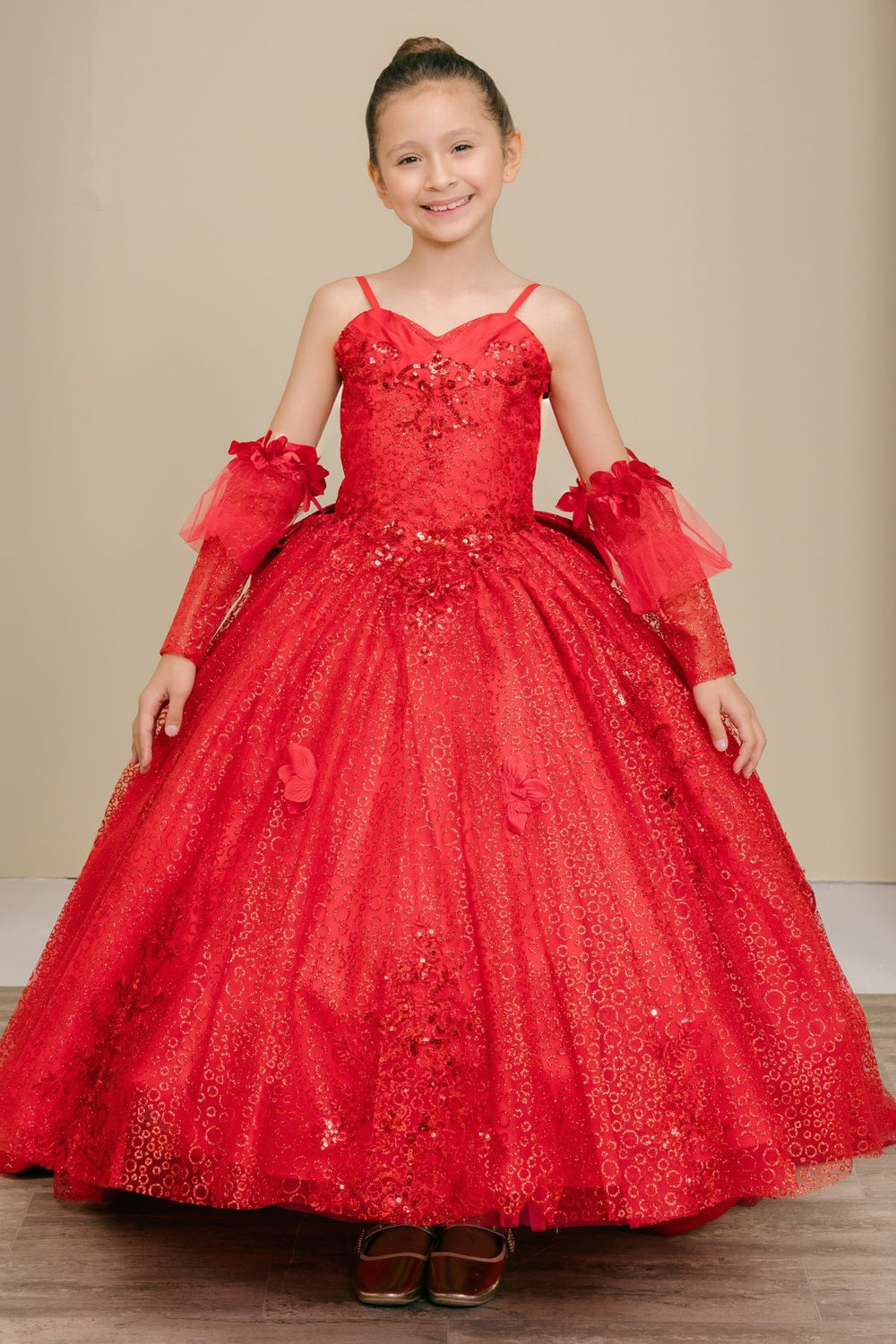 Girls Sleeveless Gown by Cinderella Couture 8385