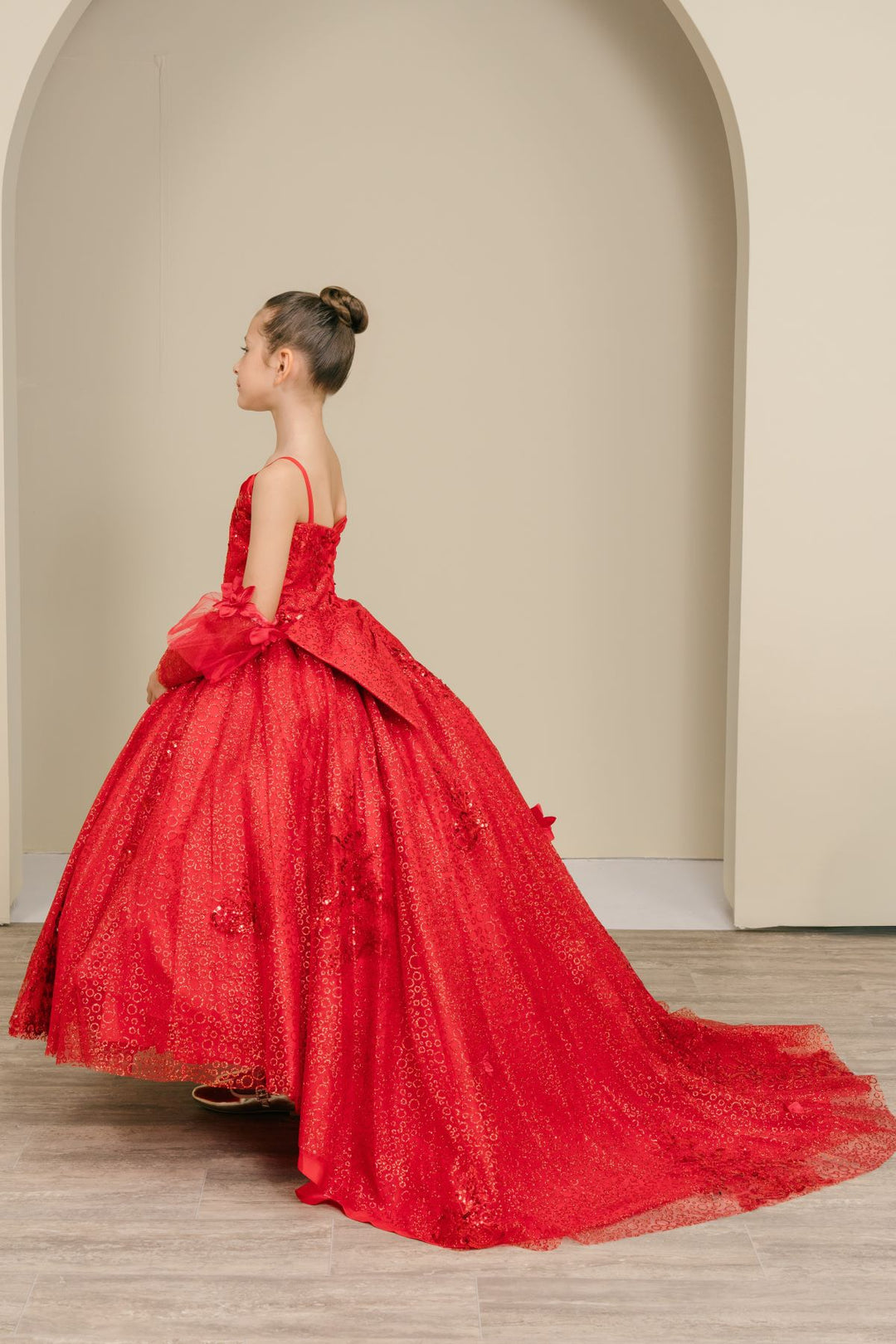 Girls Sleeveless Gown by Cinderella Couture 8385