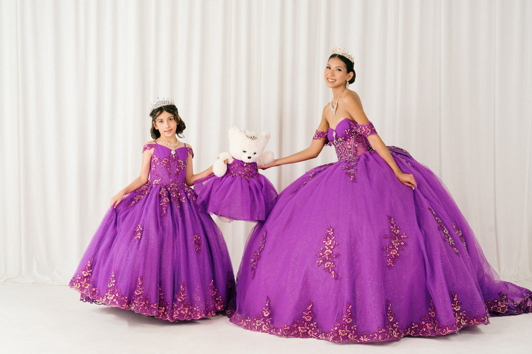 Off Shoulder Ball Gown by Cinderella Couture 8405JQ