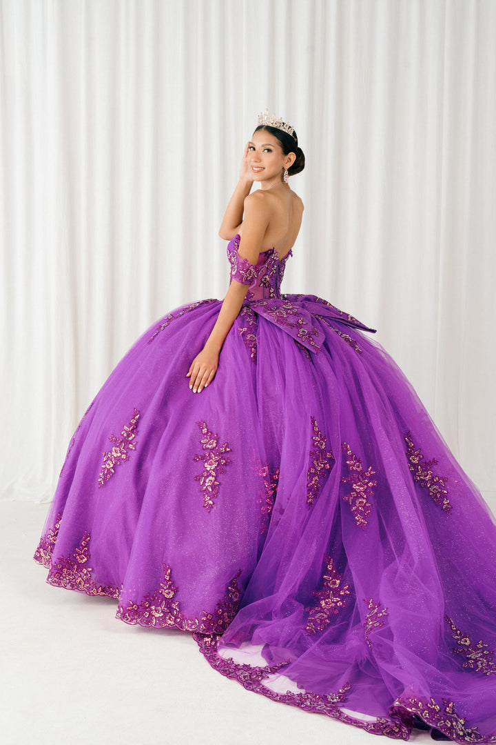 Off Shoulder Ball Gown by Cinderella Couture 8405JQ
