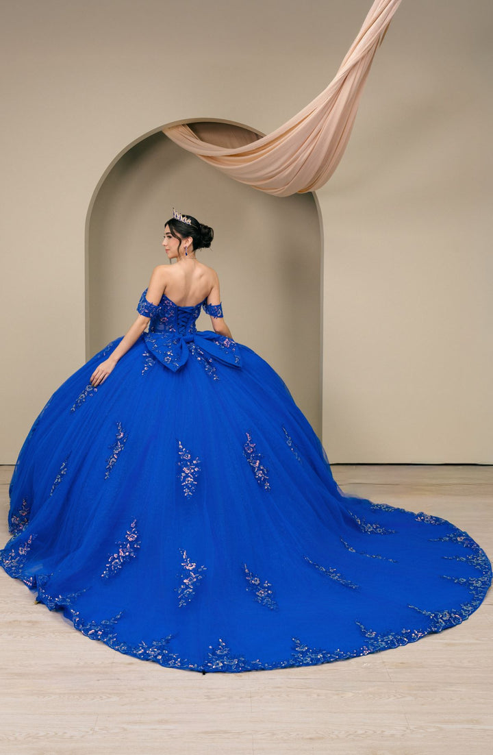 Off Shoulder Ball Gown by Cinderella Couture 8405JQ