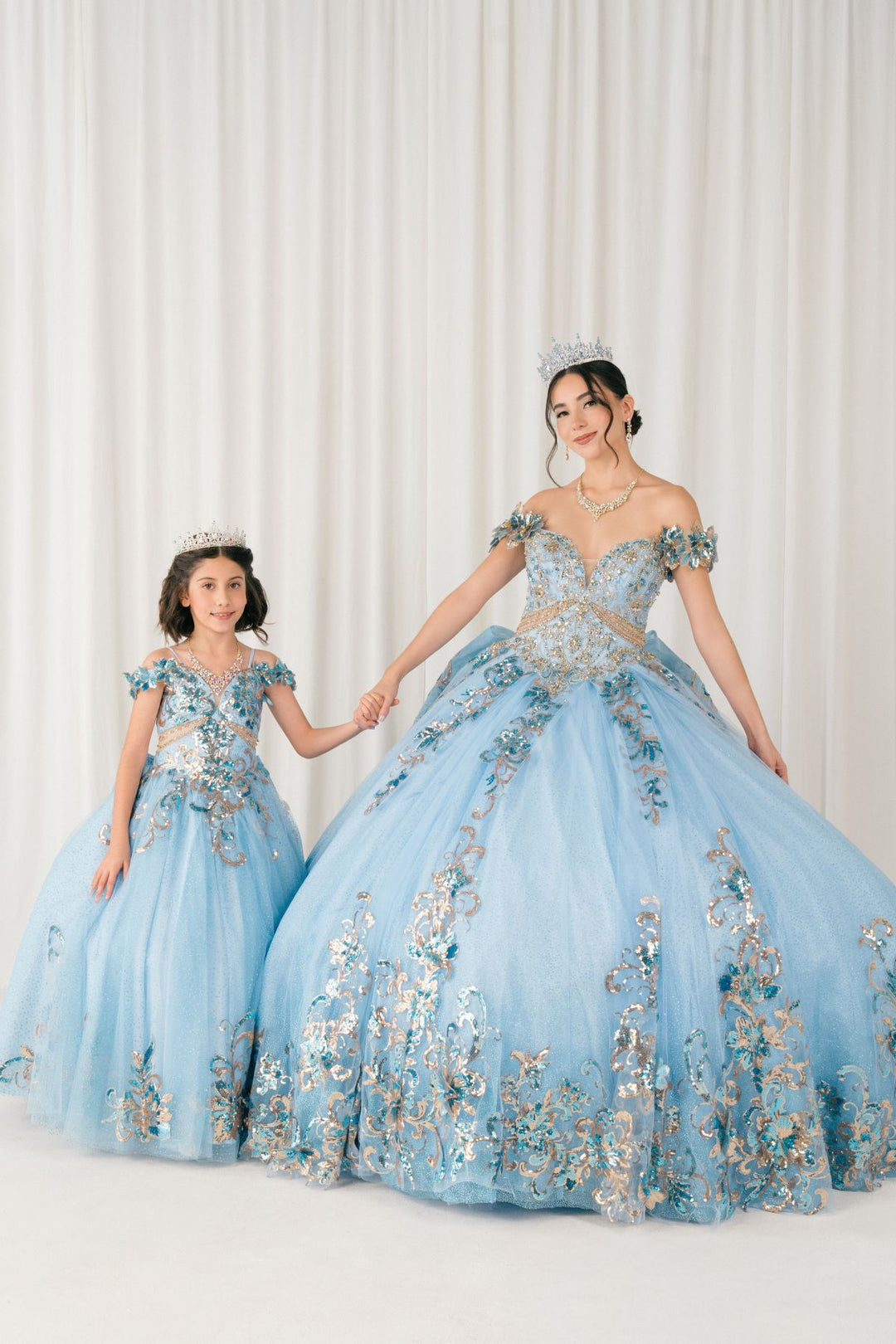 Off Shoulder Ball Gown by Cinderella Couture 8420JQ