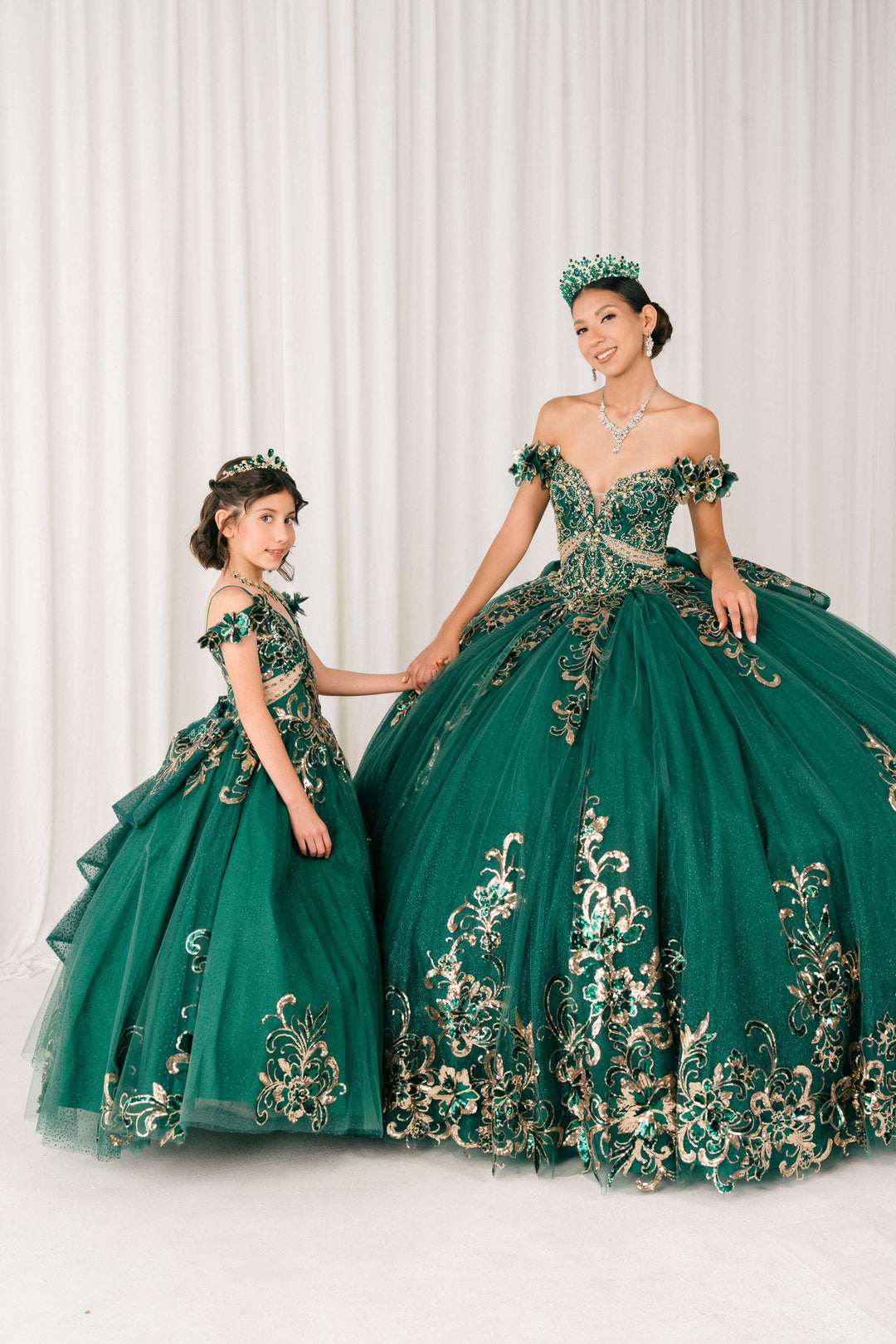 Off Shoulder Ball Gown by Cinderella Couture 8420JQ