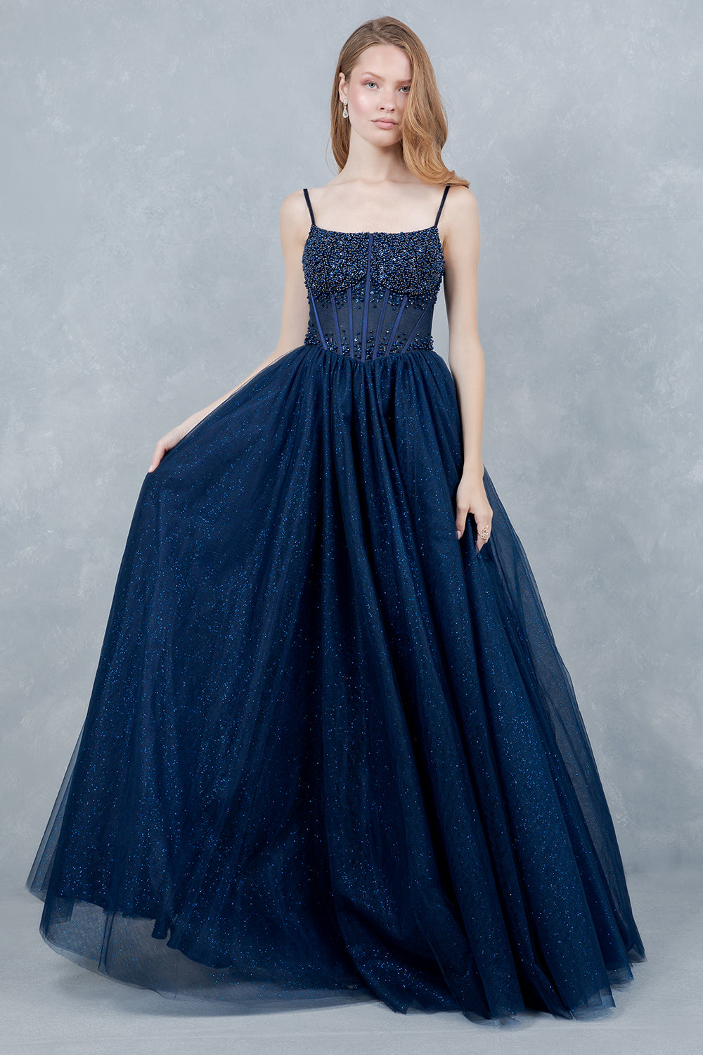 Sleeveless A-line Gown by Cinderella Couture 8459J