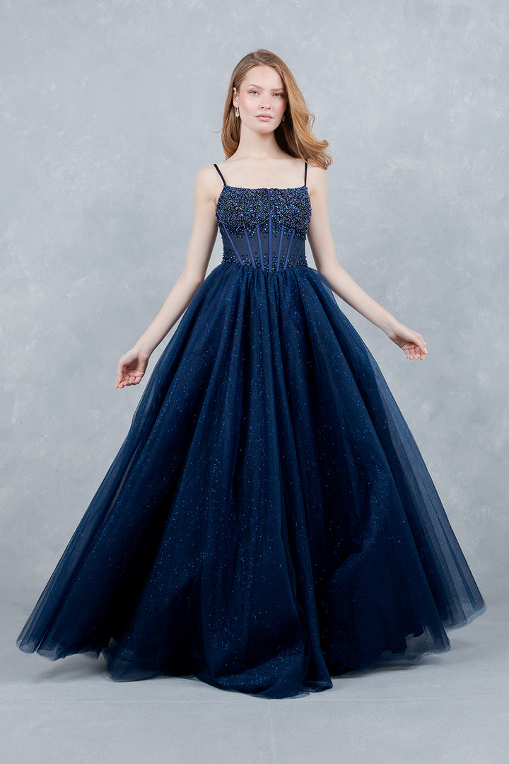 Sleeveless A-line Gown by Cinderella Couture 8459J