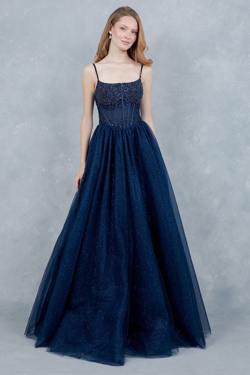 Sleeveless A-line Gown by Cinderella Couture 8459J