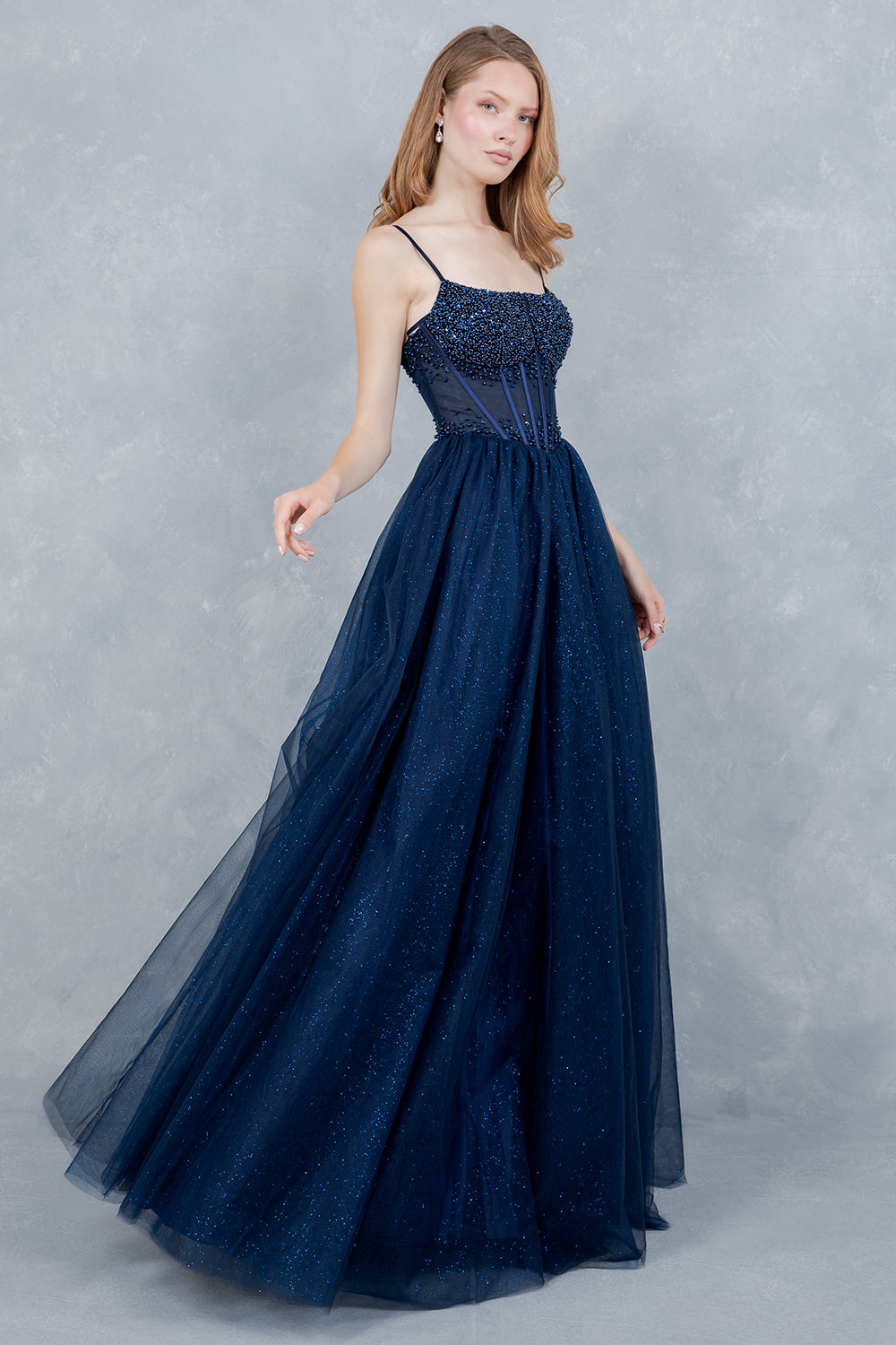 Sleeveless A-line Gown by Cinderella Couture 8459J