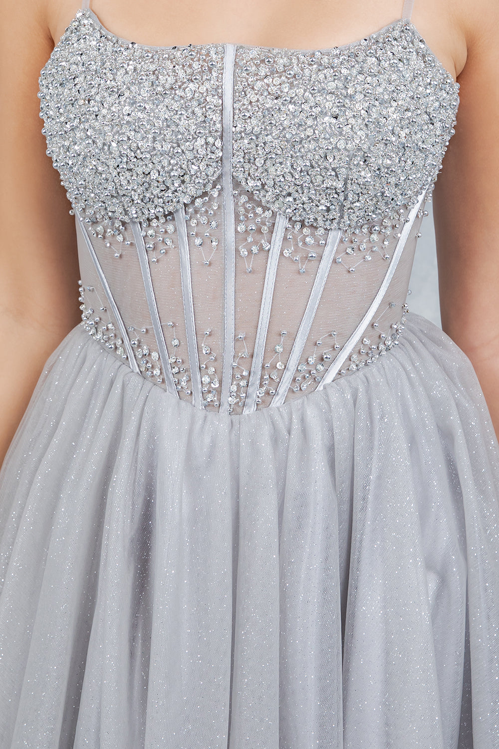 Sleeveless A-line Gown by Cinderella Couture 8459J