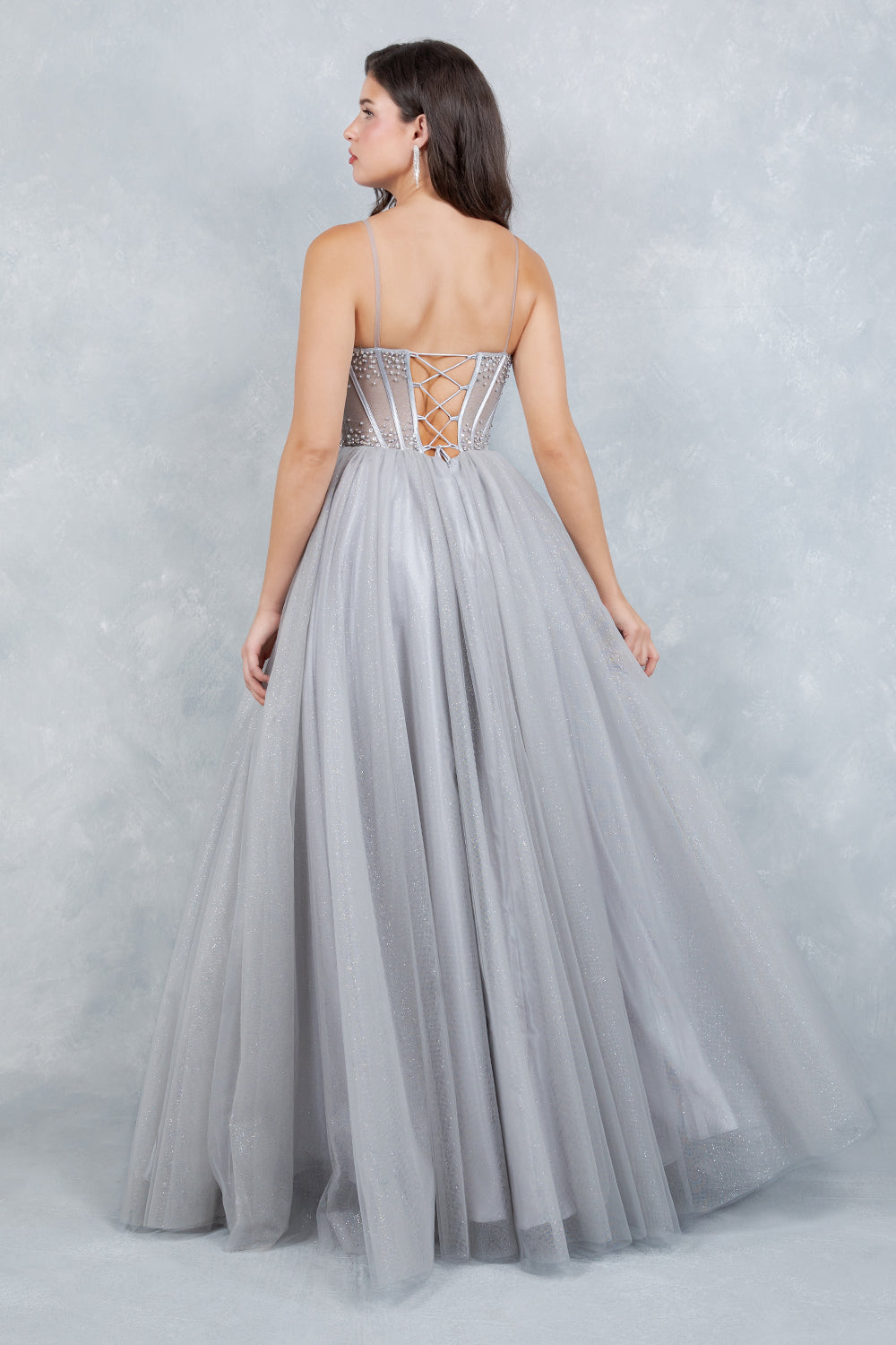 Sleeveless A-line Gown by Cinderella Couture 8459J