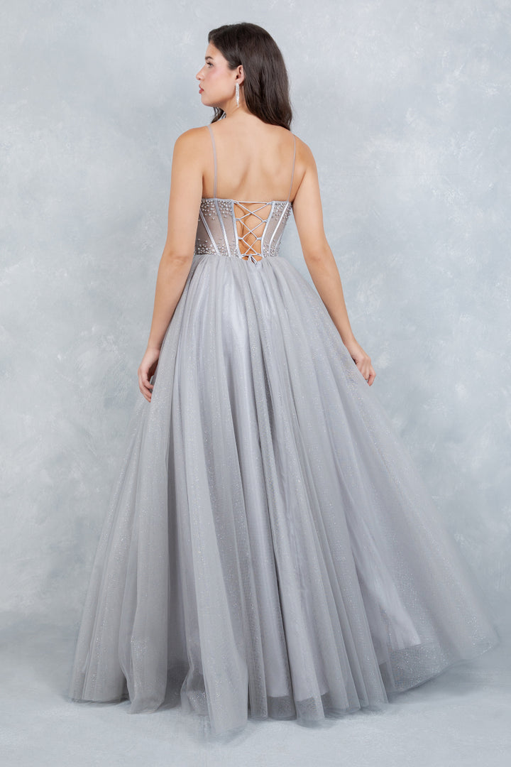Sleeveless A-line Gown by Cinderella Couture 8459J