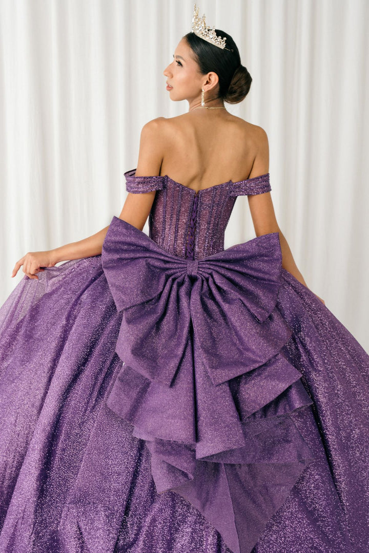Off Shoulder Ball Gown by Cinderella Couture 8460JQ