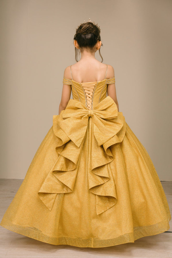 Girls Off Shoulder Gown by Cinderella Couture 8460