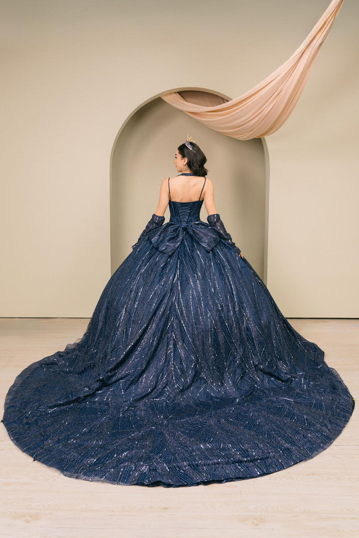 Sleeveless Cape Ball Gown by Cinderella Couture 8510JQ