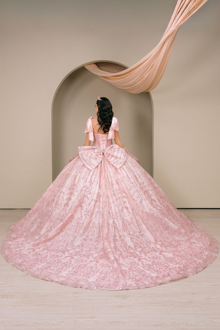 Sleeveless Bow Ball Gown by Cinderella Couture 8530JQ