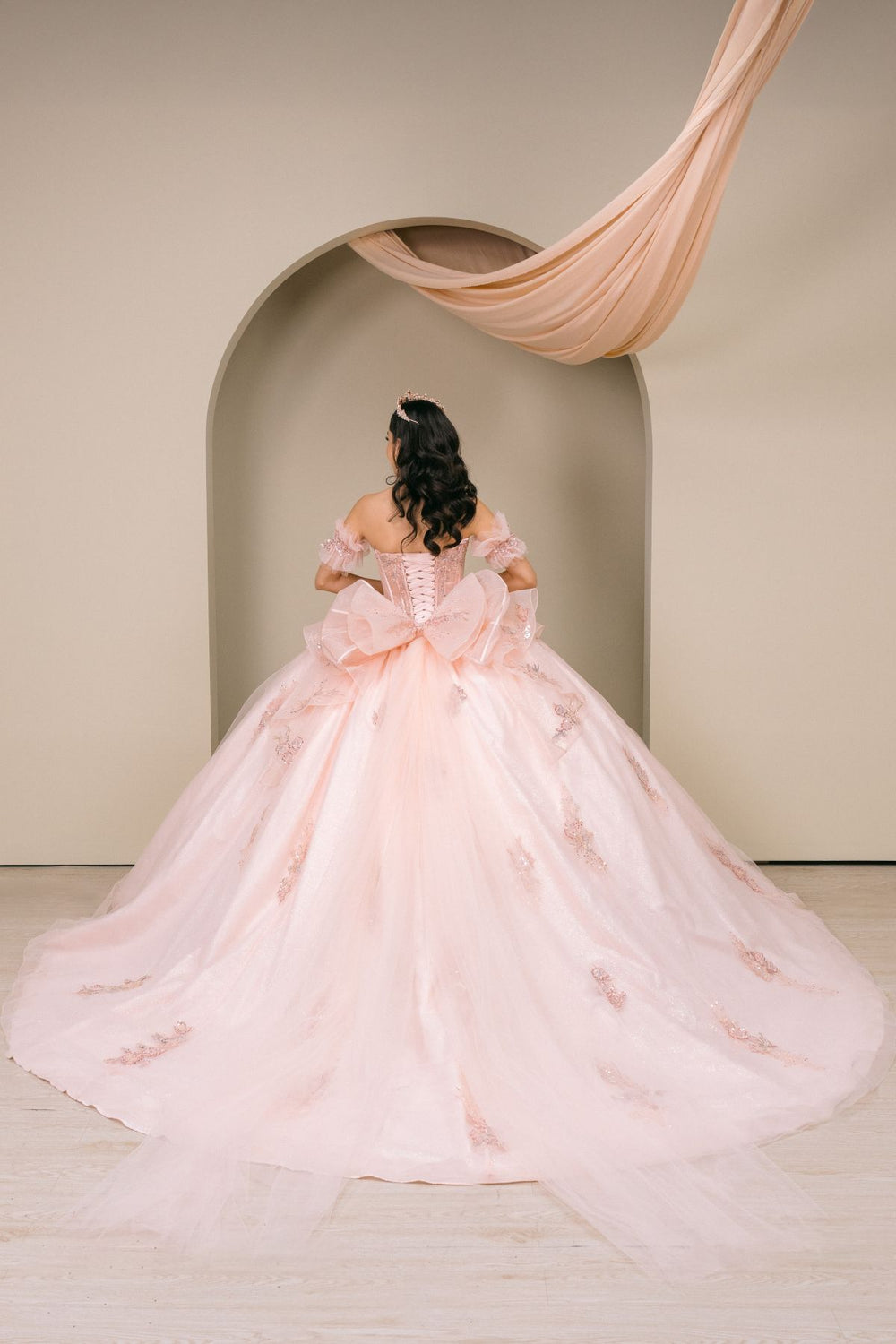 puffy light pink quinceanera dresses Princess Quinceanera Light Pink Puffy Quinceanera Dresses Princess Wedding Ball Gown Pink Ivory Lace Applique Quinceanera