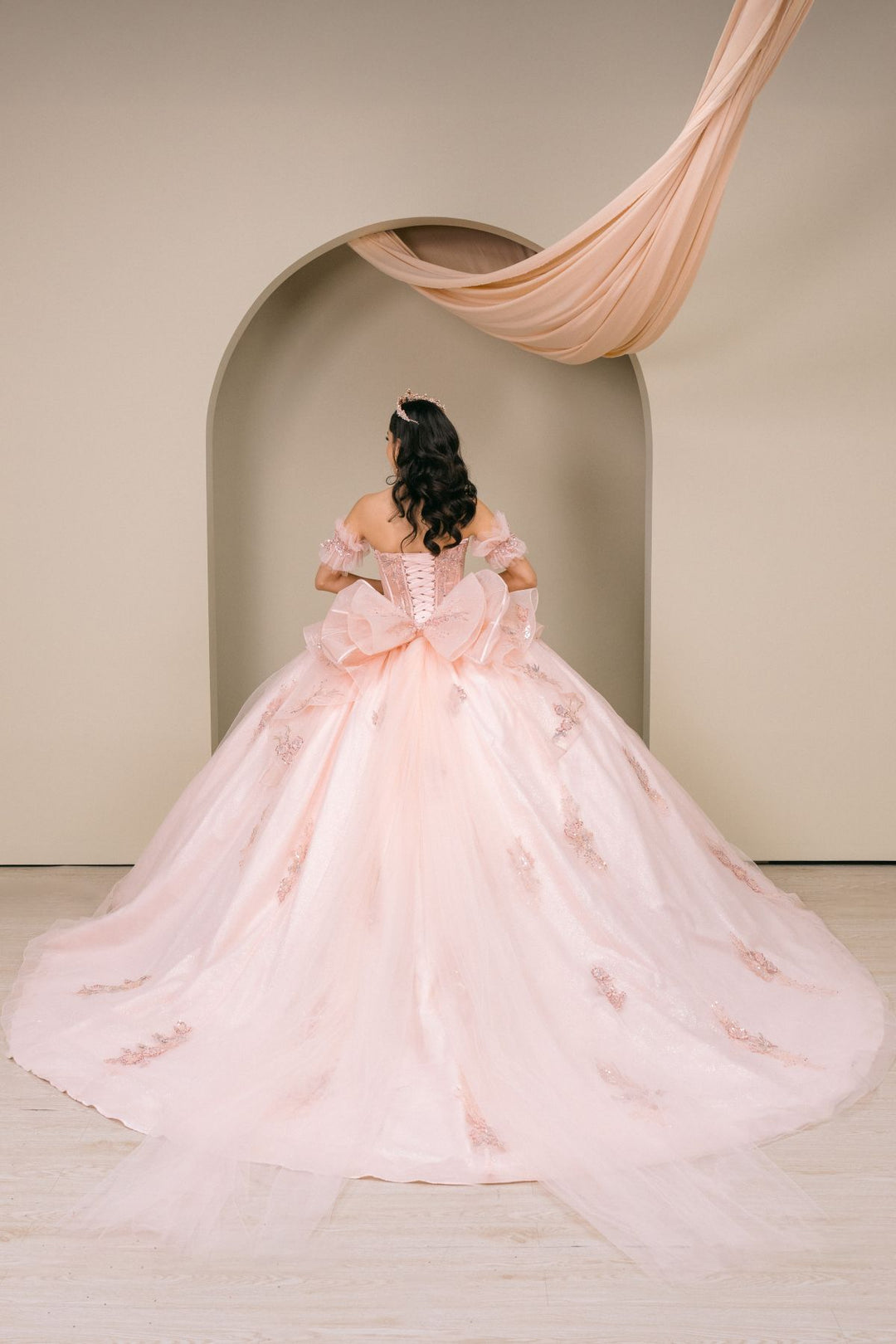 pink cinderella wedding dress Cinderella Hot Pink Wedding Dress WD2547 Flowers Pink Wedding Dresses Cinderella Bridal Gowns