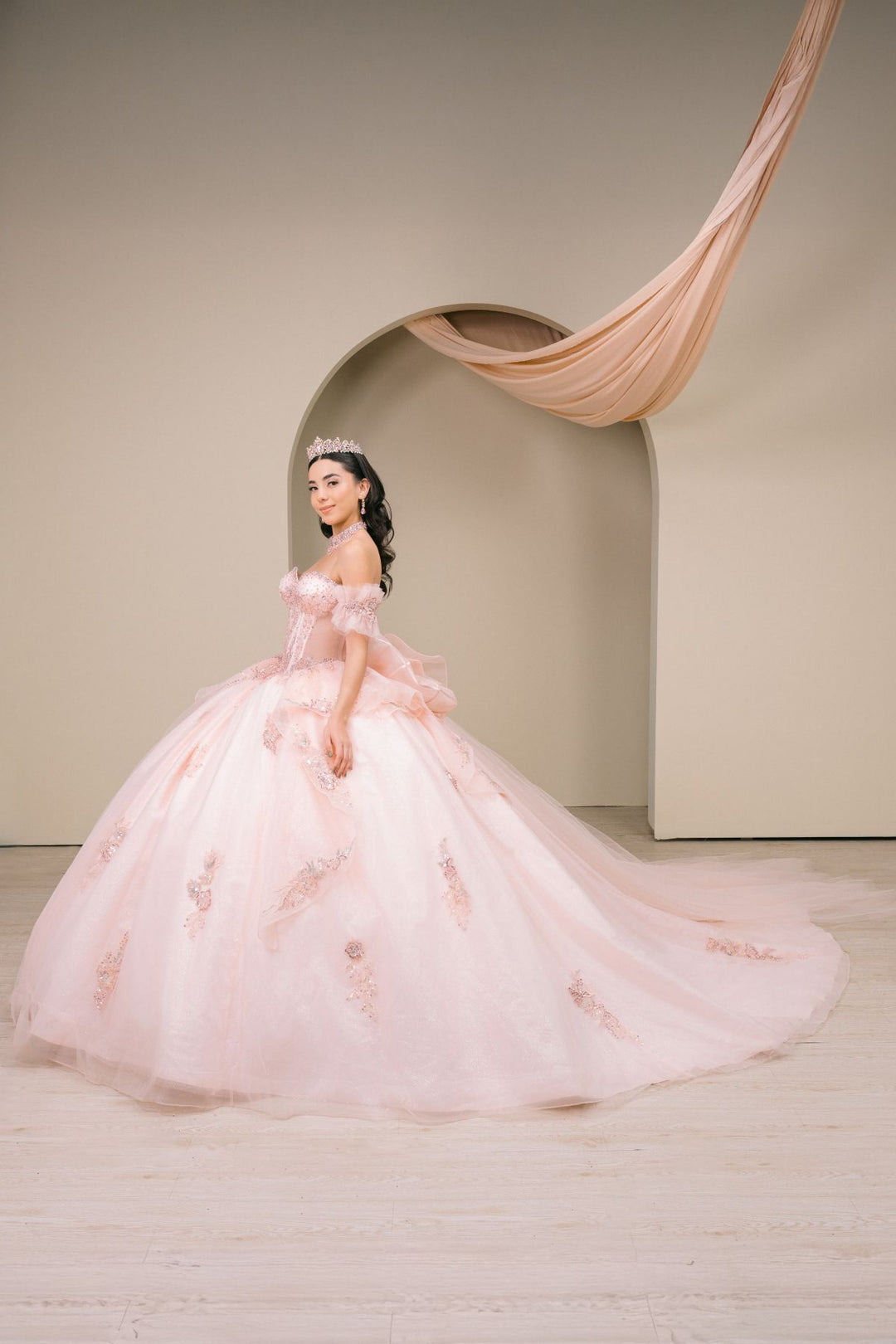 Strapless Ball Gown by Cinderella Couture 8540JQ