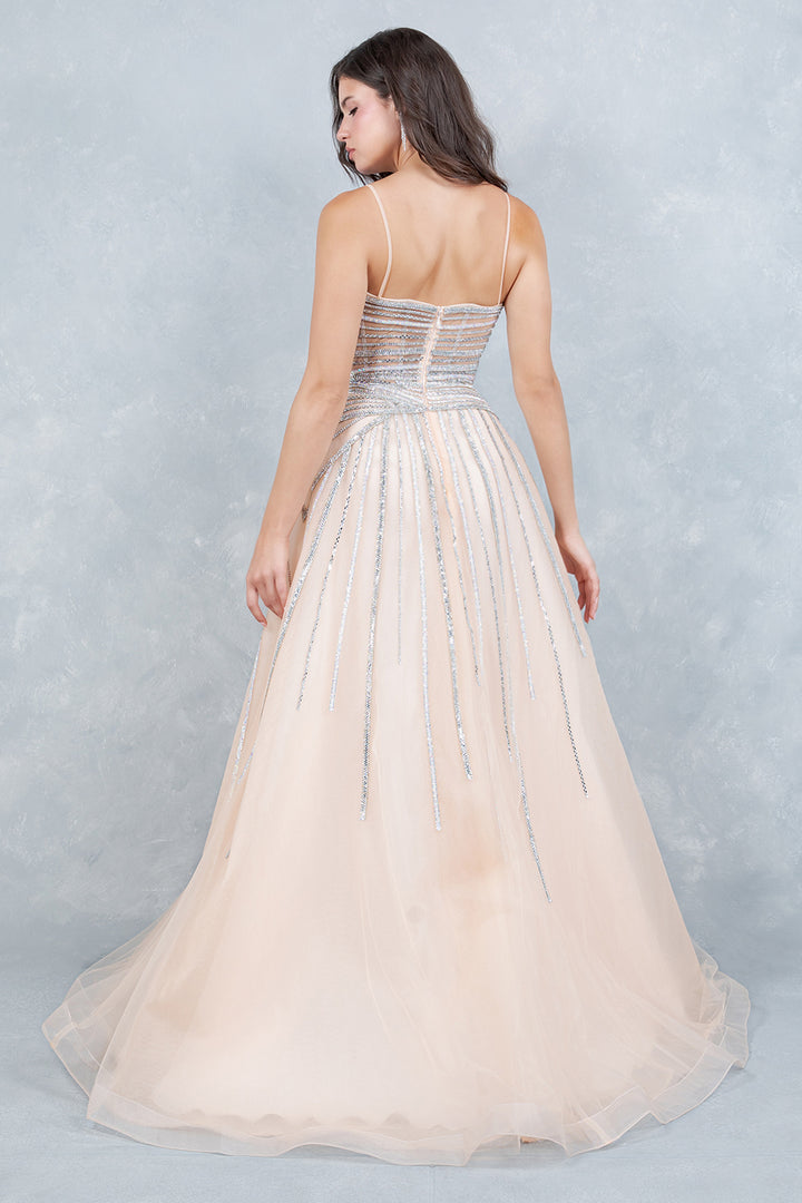 Sleeveless A-line Gown by Cinderella Couture 8569J