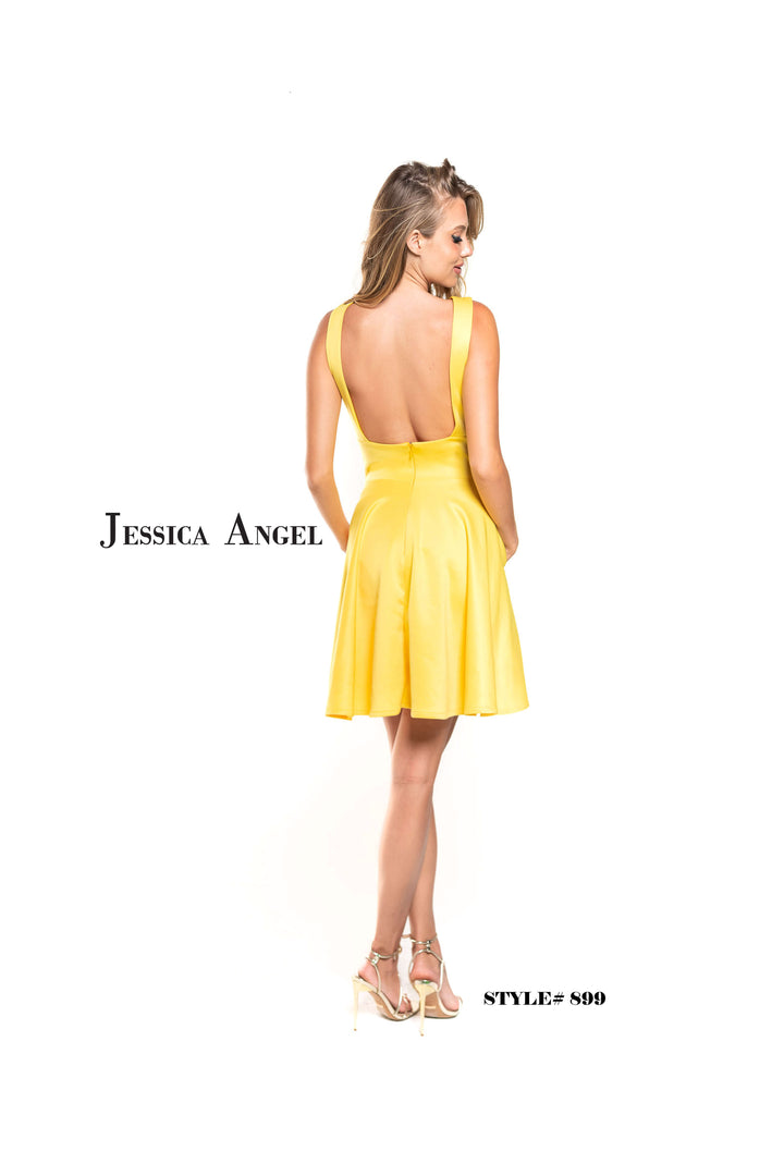 Scuba Short Sleeveless Dress by Jessica Angel 899