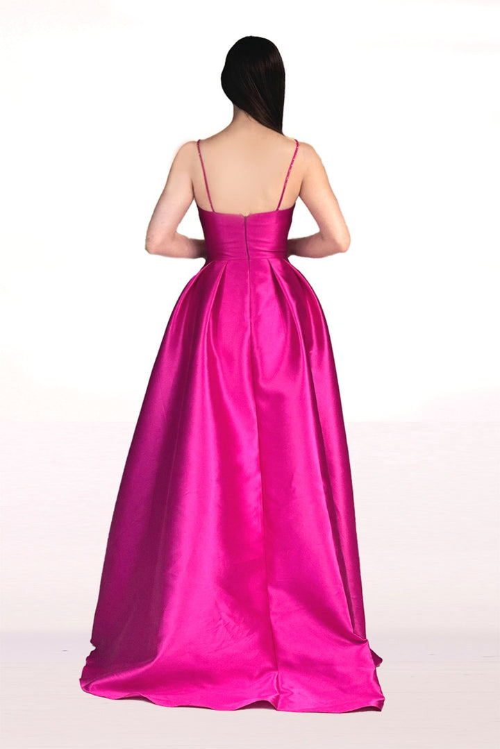 Taffeta Sleeveless A-line Gown by Abby Paris 90267