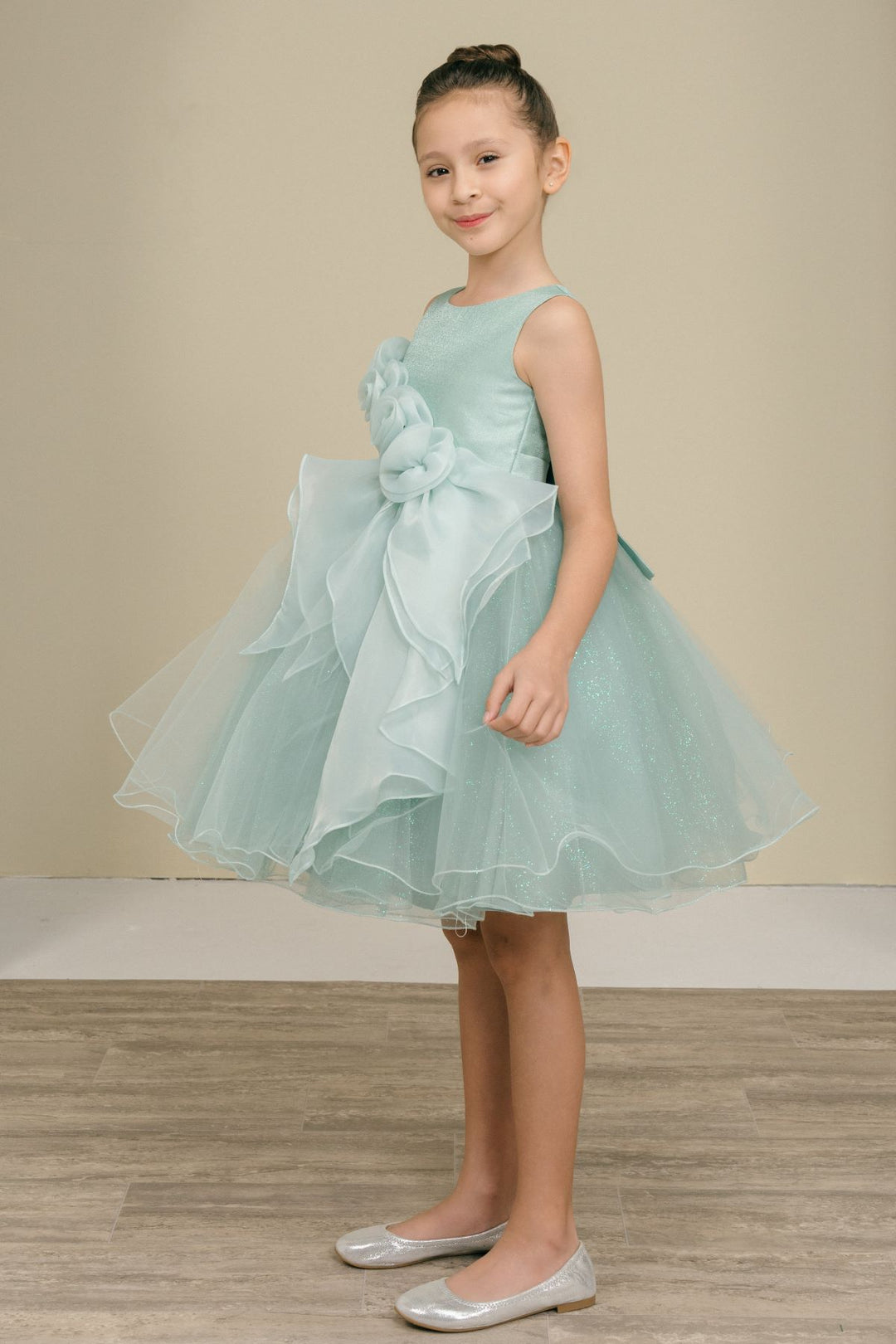 Girls Short Sleeveless Dress by Cinderella Couture 9128