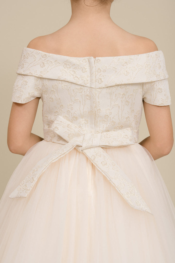 Girls Short Off Shoulder Dress by Cinderella Couture 9129