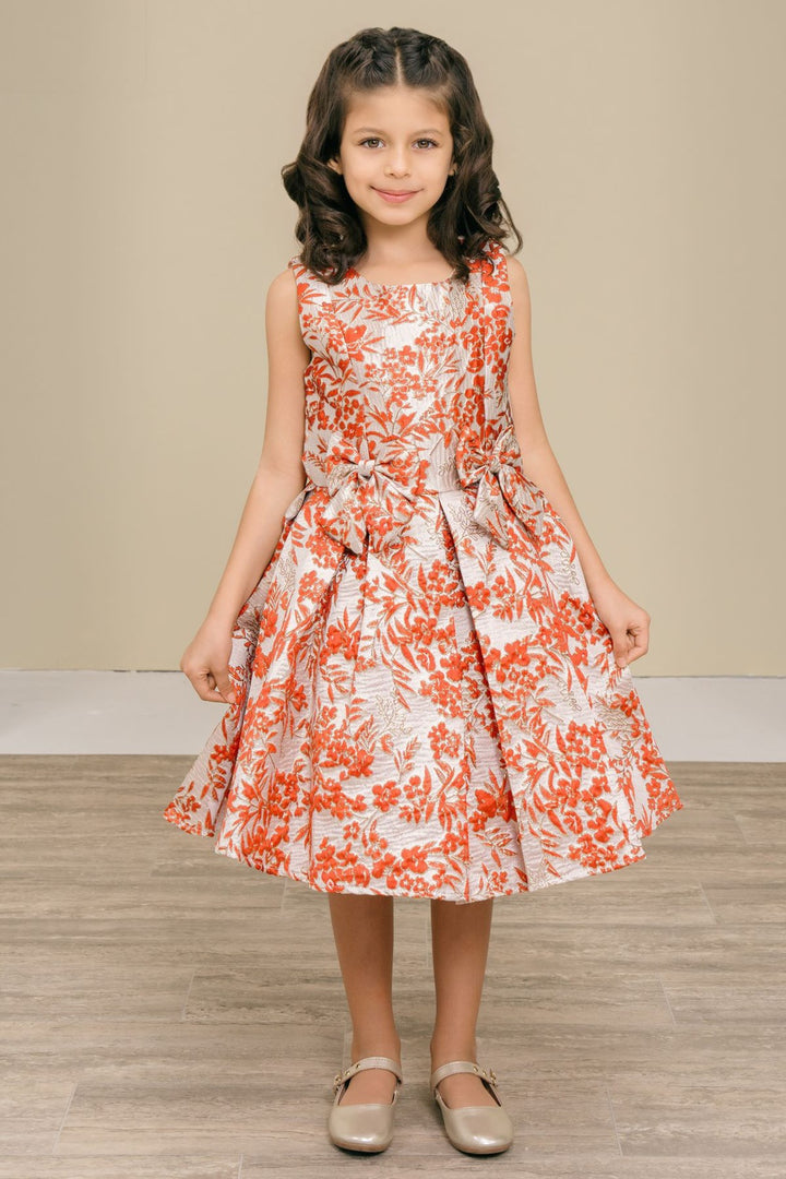Girls Print Sleeveless Dress by Cinderella Couture 9168