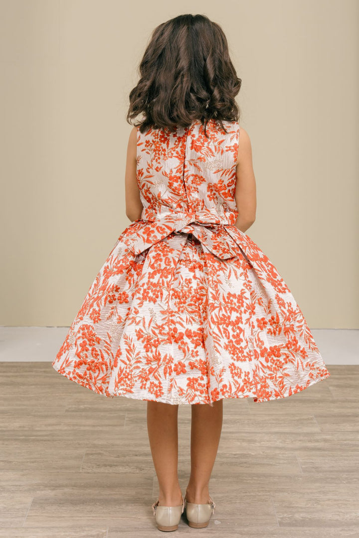 Girls Print Sleeveless Dress by Cinderella Couture 9168