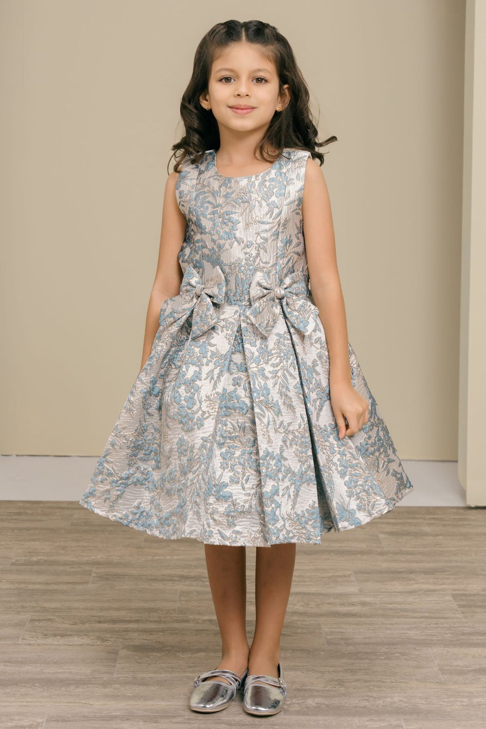 Girls Print Sleeveless Dress by Cinderella Couture 9168