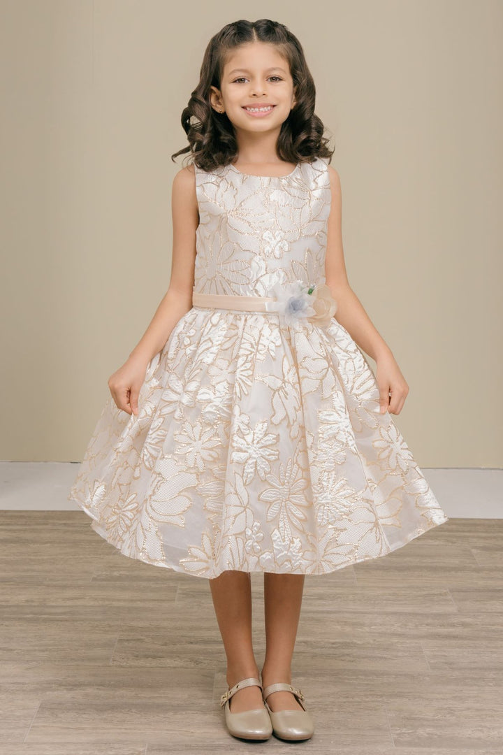 Girls Print Sleeveless Dress by Cinderella Couture 9169