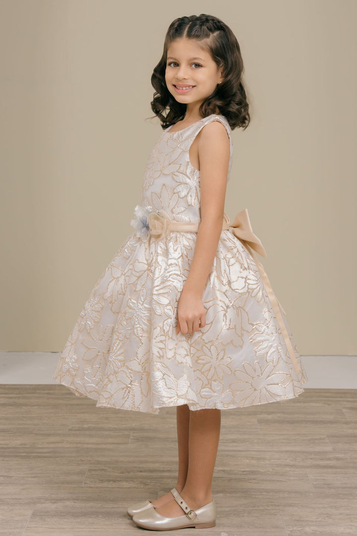 Girls Print Sleeveless Dress by Cinderella Couture 9169