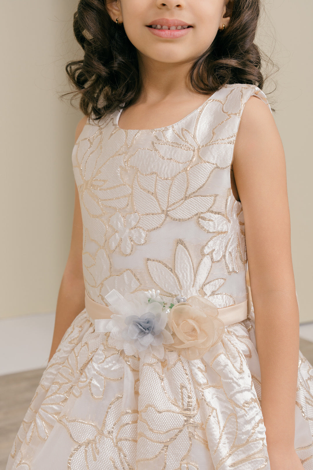Girls Print Sleeveless Dress by Cinderella Couture 9169