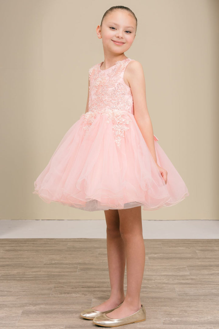 Girls Short Sleeveless Dress by Cinderella Couture 9172