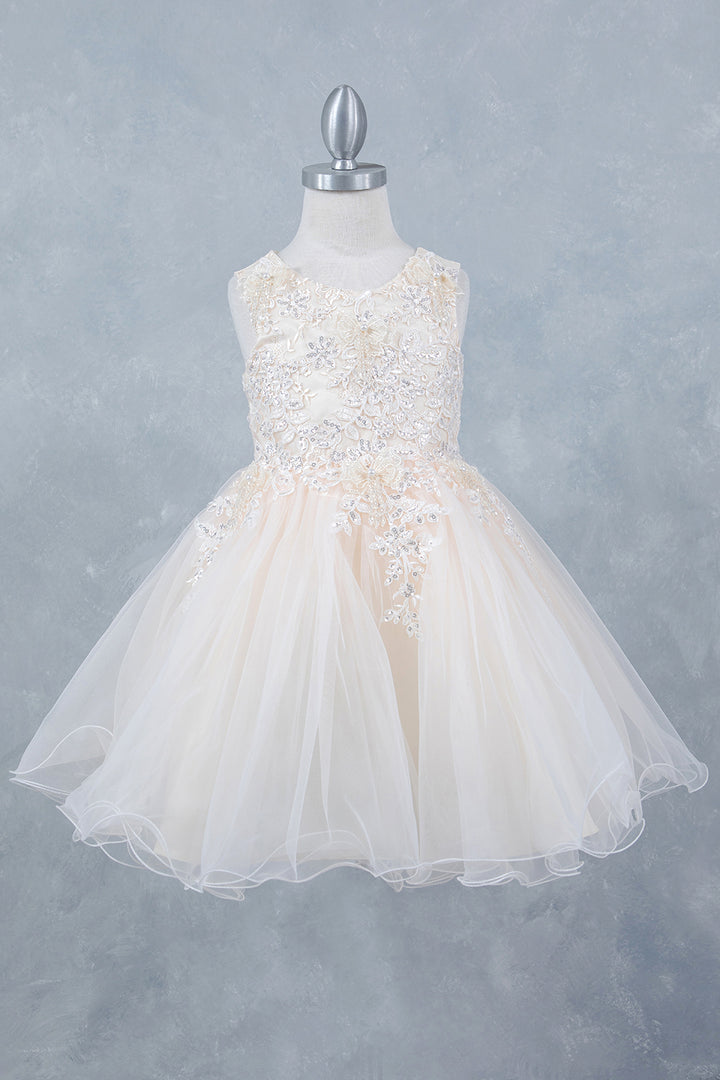Girls Short Sleeveless Dress by Cinderella Couture 9172