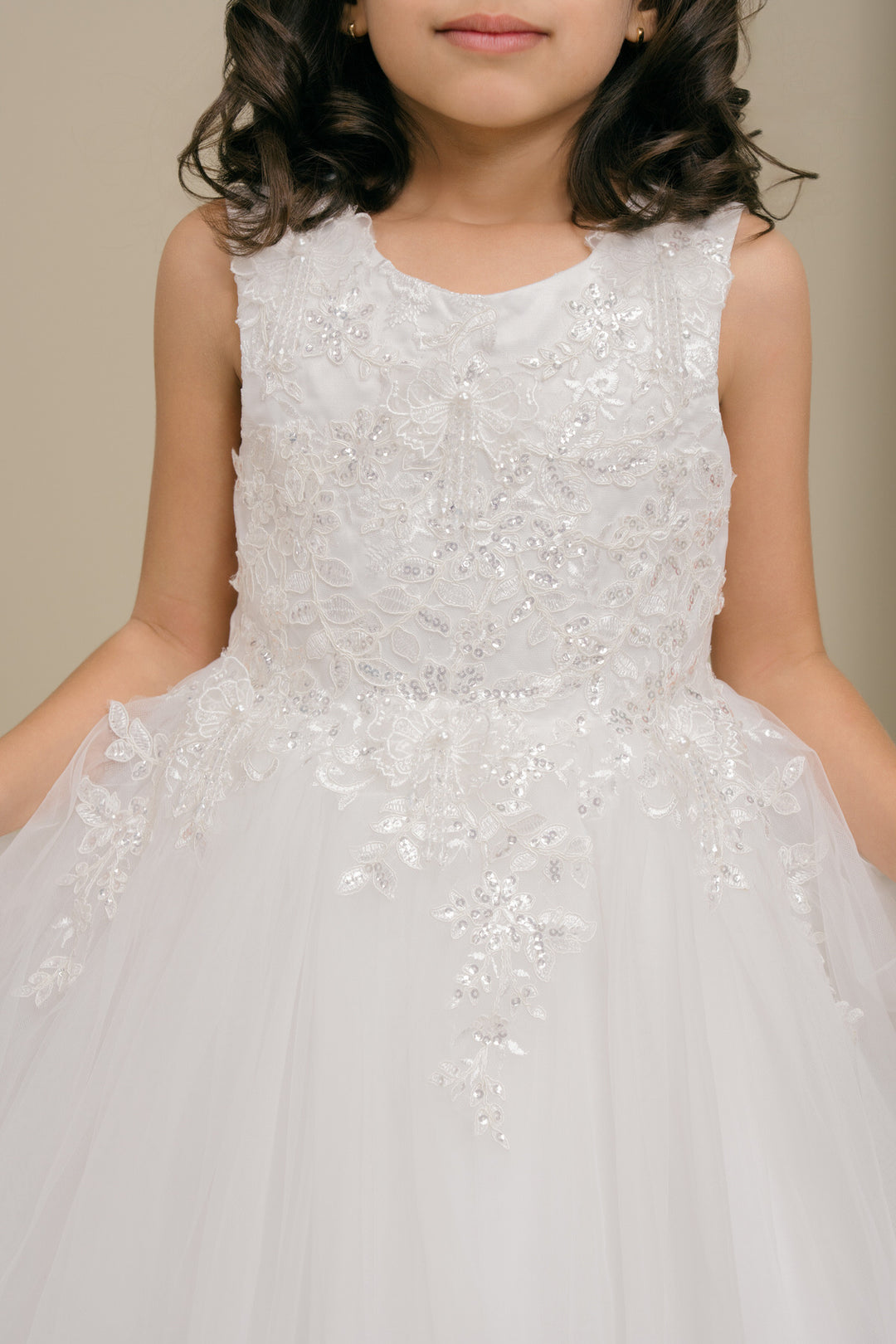 Girls Short Sleeveless Dress by Cinderella Couture 9172