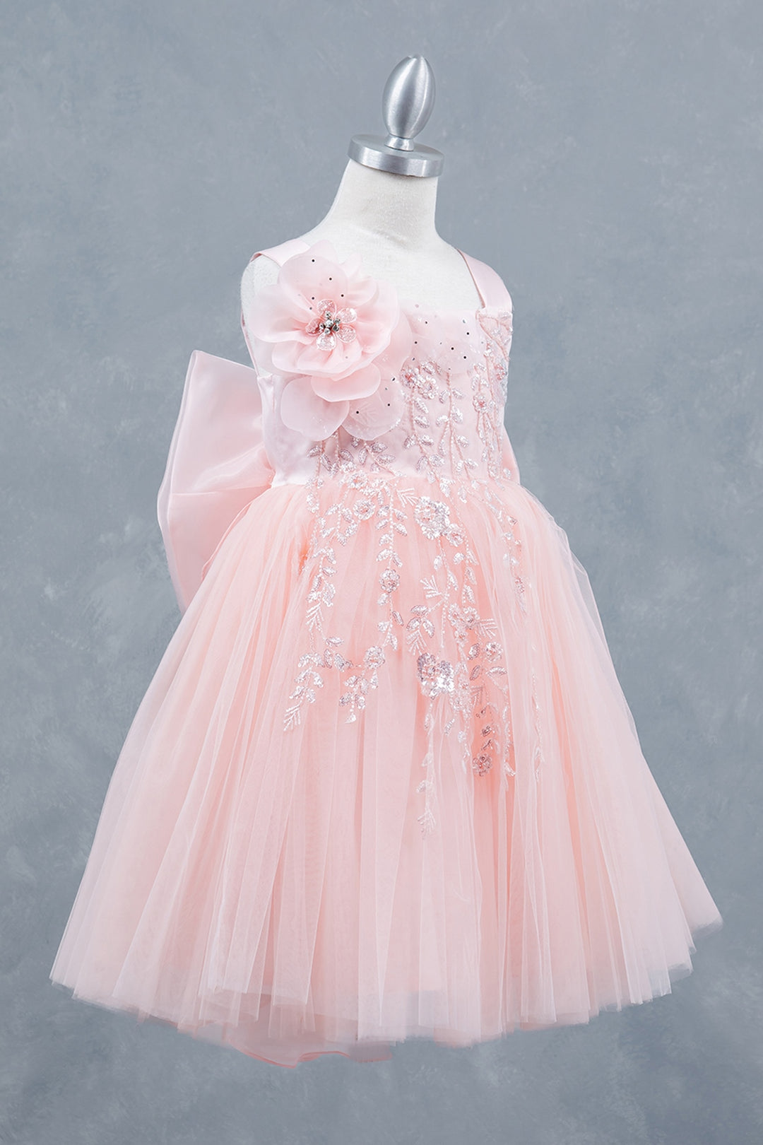 Girls One Shoulder Dress by Cinderella Couture 9178