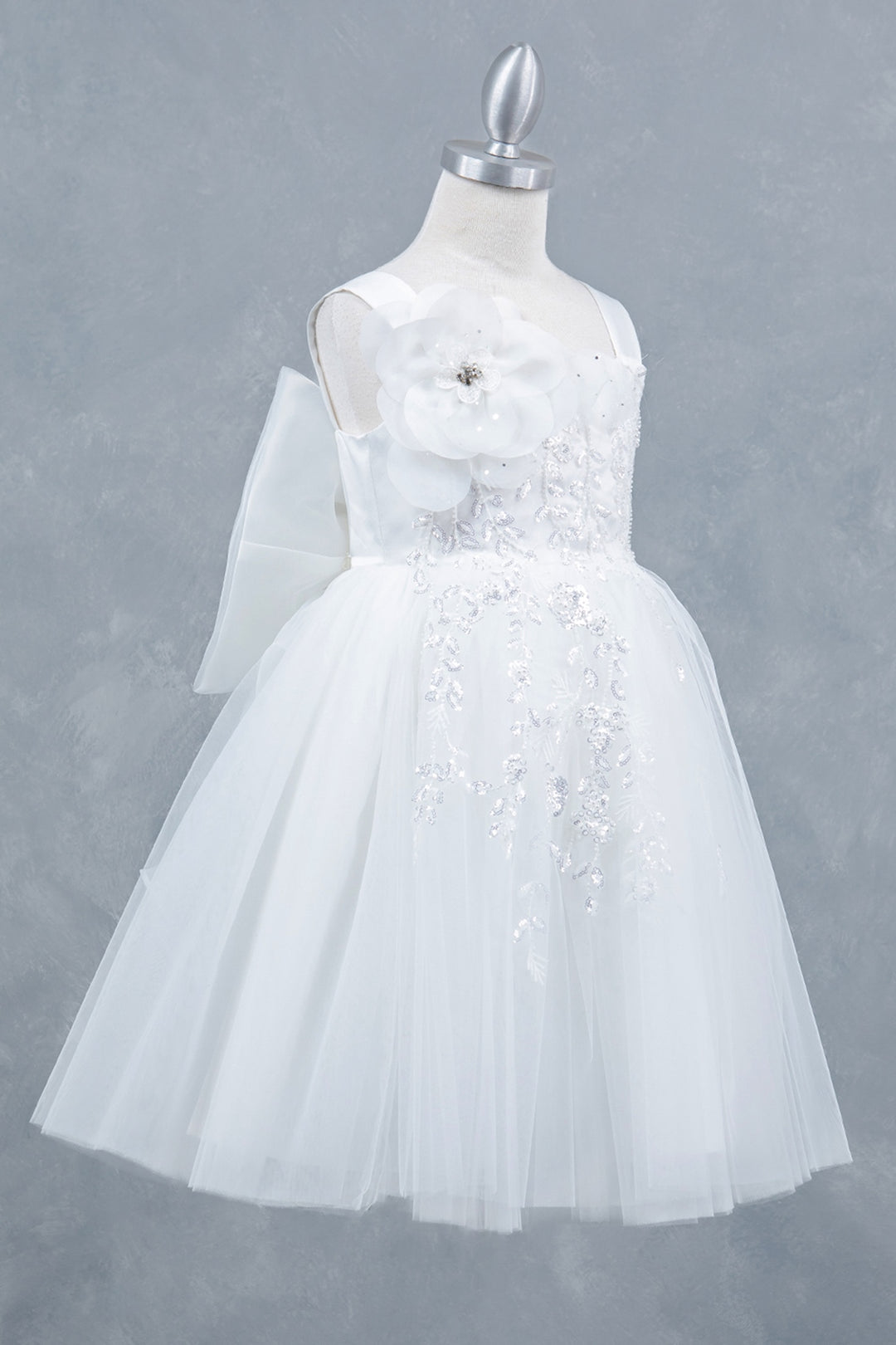 Girls One Shoulder Dress by Cinderella Couture 9178