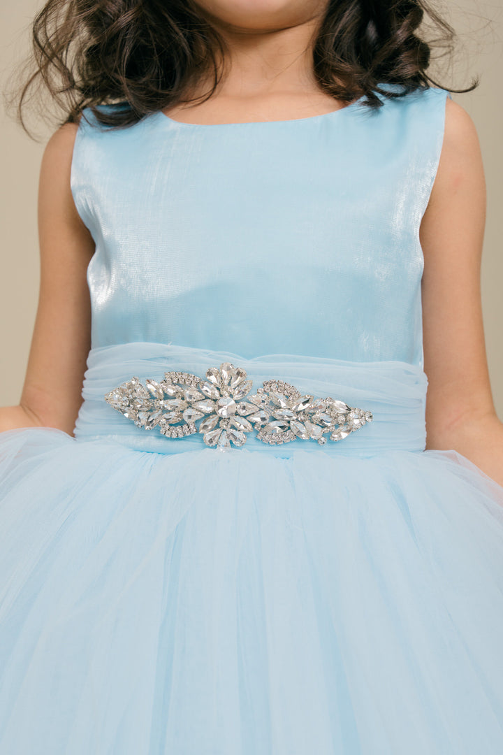 Girls Sleeveless Tiered Dress by Cinderella Couture 9180